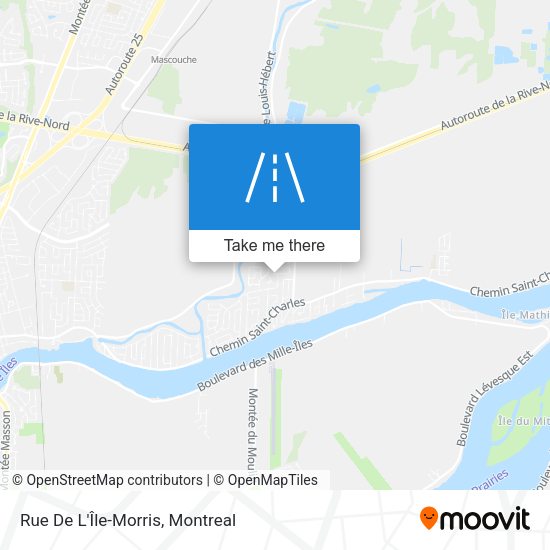 Rue De L'Île-Morris map