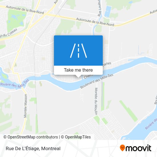 Rue De L'Étiage map