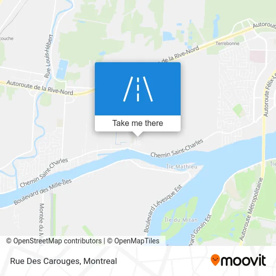 Rue Des Carouges map