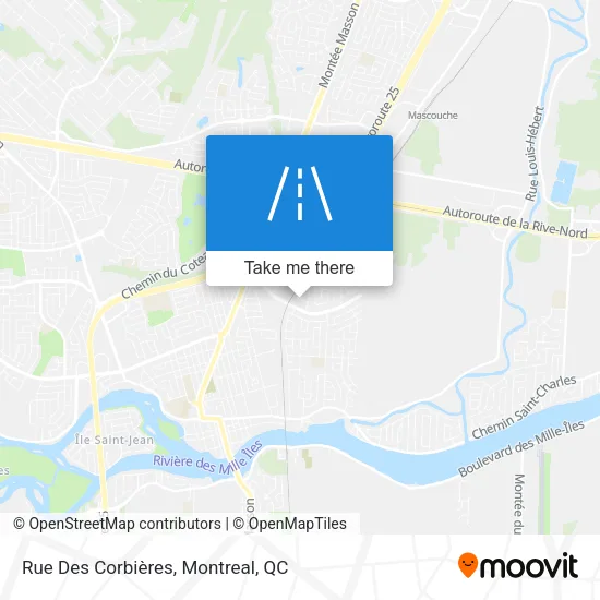Rue Des Corbières map