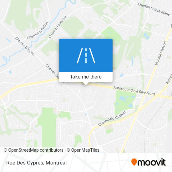 Rue Des Cyprès map