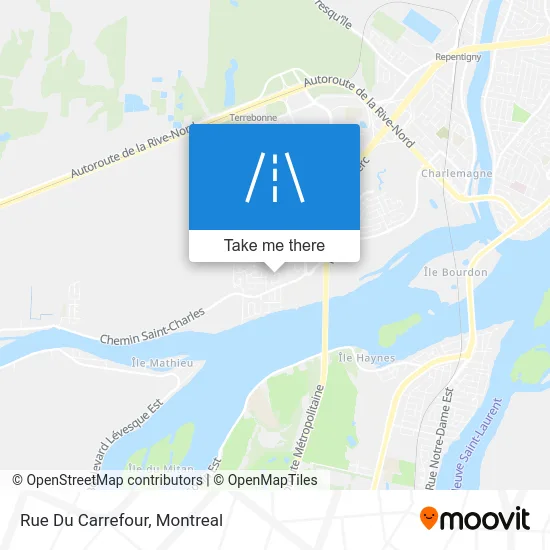 Rue Du Carrefour map