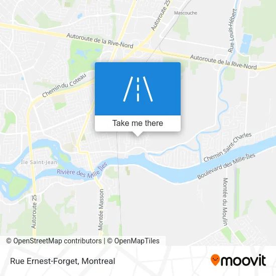 Rue Ernest-Forget map