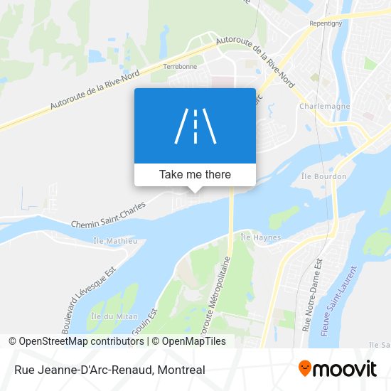 Rue Jeanne-D'Arc-Renaud map