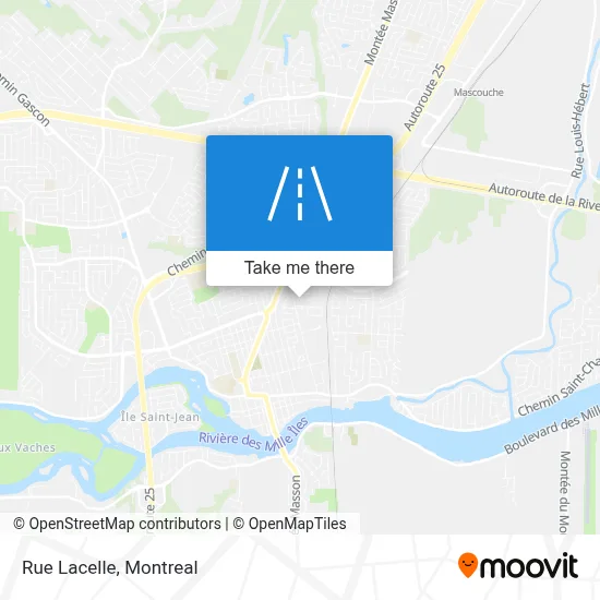 Rue Lacelle map