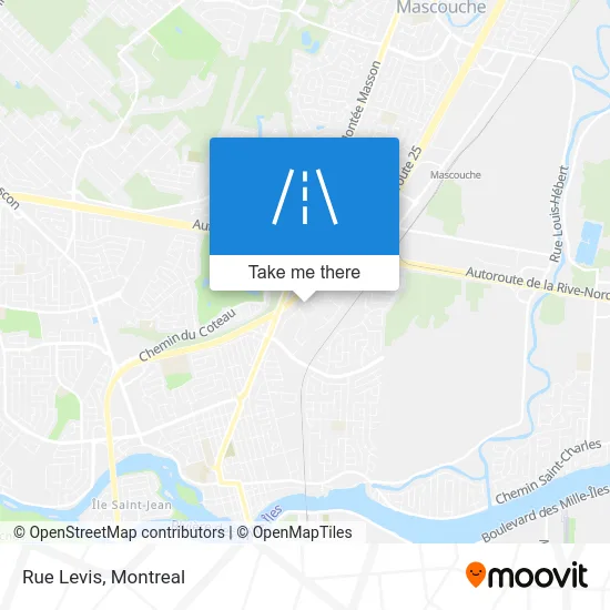 Rue Levis map