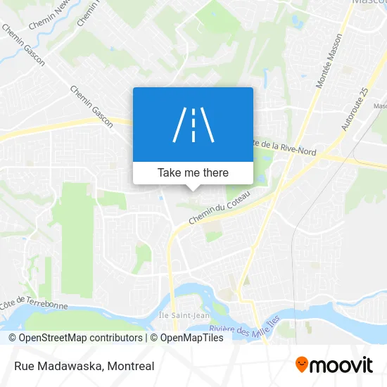 Rue Madawaska map