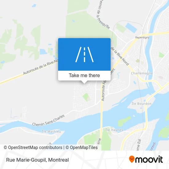 Rue Marie-Goupil map