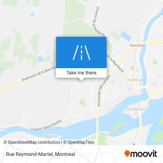 Rue Raymond-Martel map