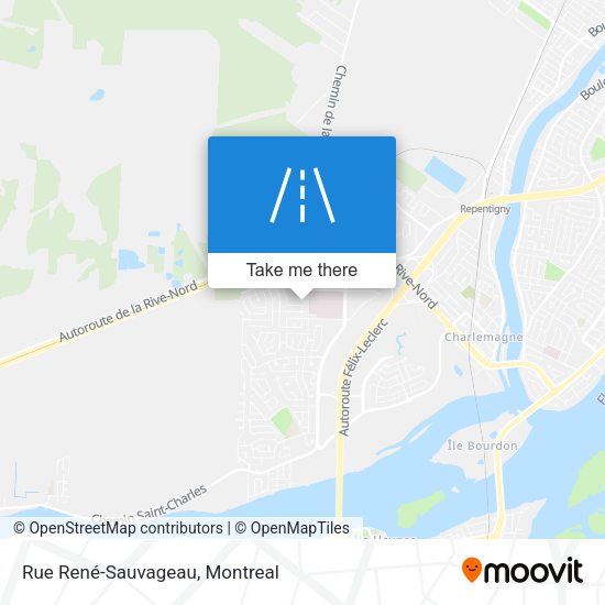 Rue René-Sauvageau map