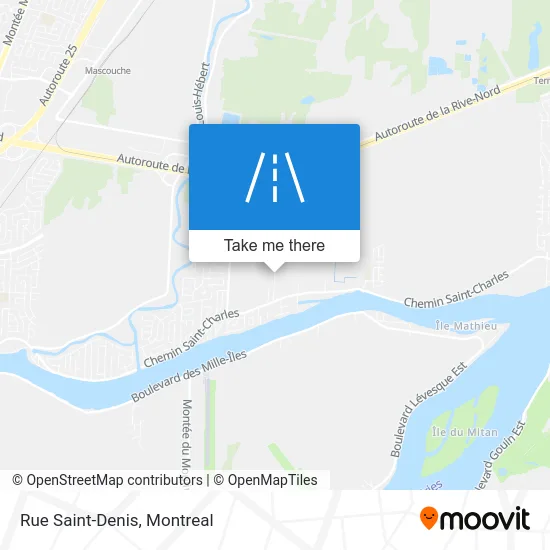 Rue Saint-Denis map
