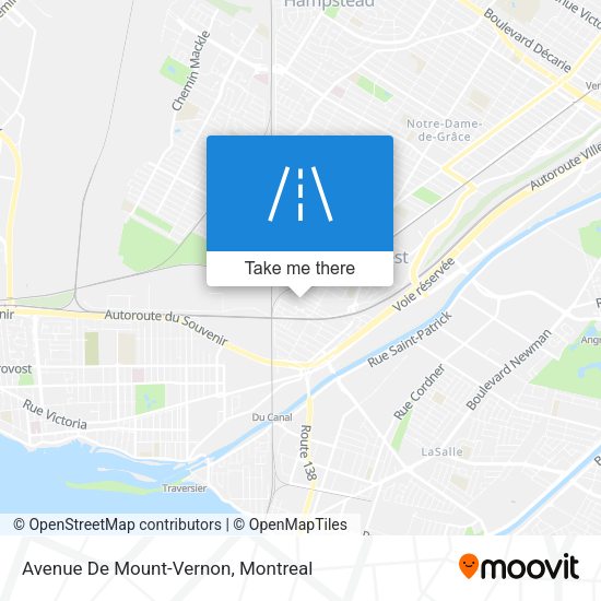 Avenue De Mount-Vernon map