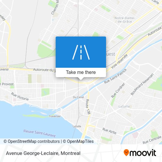 Avenue George-Leclaire map