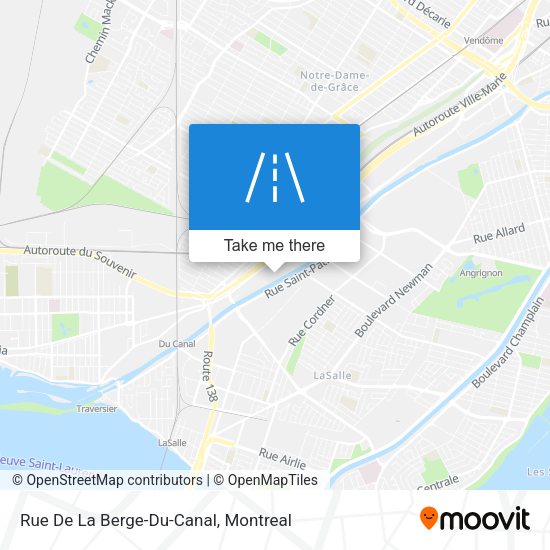 Rue De La Berge-Du-Canal map
