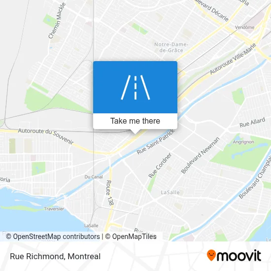 Rue Richmond map
