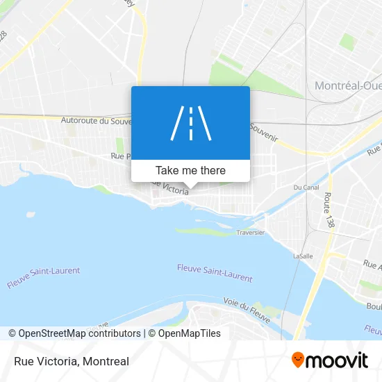 Rue Victoria map