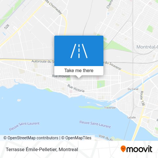 Terrasse Émile-Pelletier map