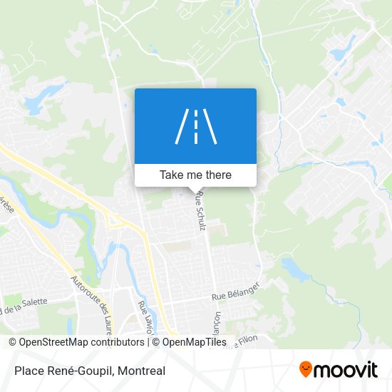 Place René-Goupil map
