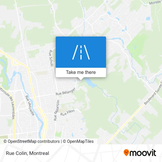 Rue Colin map