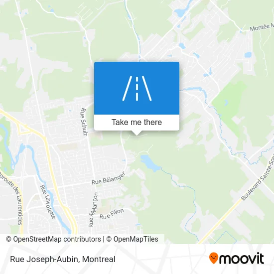 Rue Joseph-Aubin map