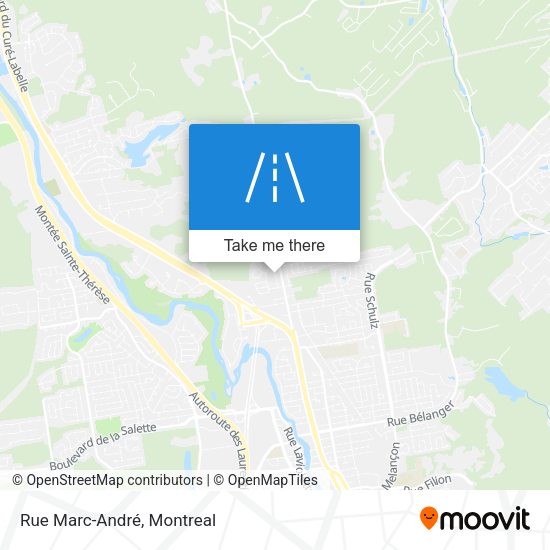 Rue Marc-André map