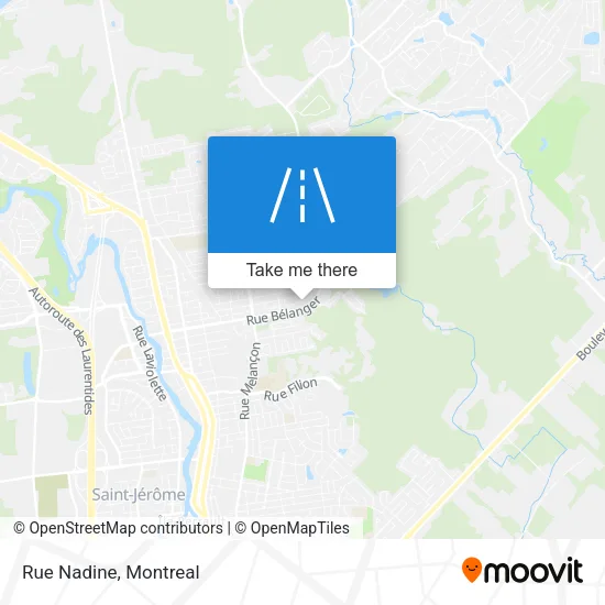 Rue Nadine map