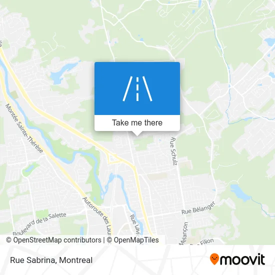 Rue Sabrina map