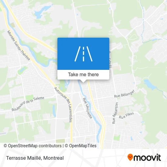 Terrasse Maillé map