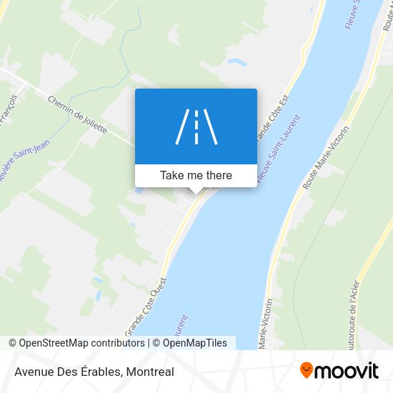 Avenue Des Érables map