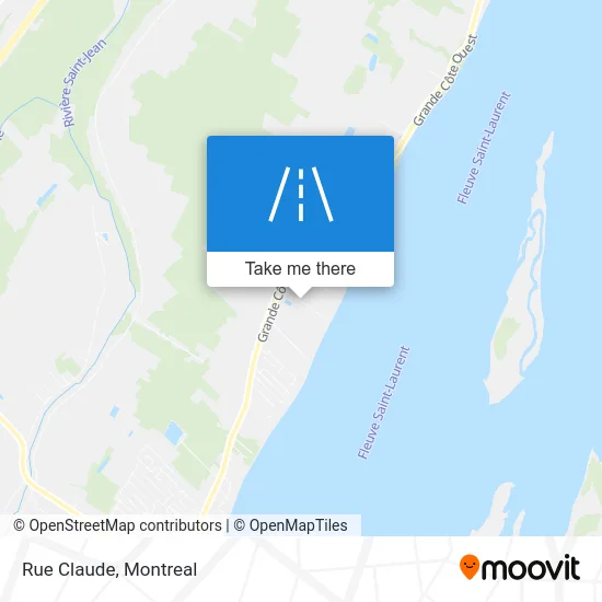 Rue Claude map