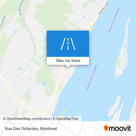 Rue Des Outardes map