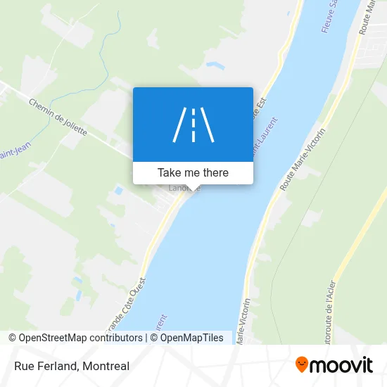 Rue Ferland map