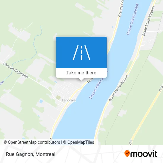 Rue Gagnon map