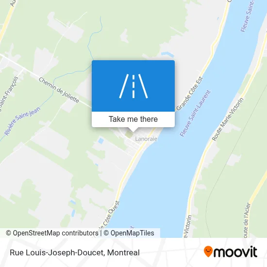 Rue Louis-Joseph-Doucet map