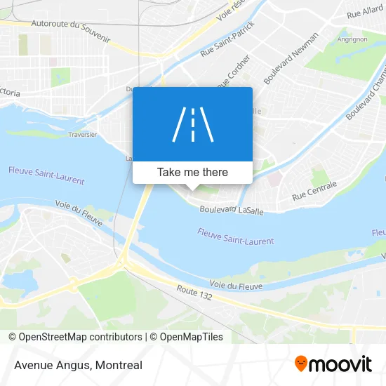 Avenue Angus map