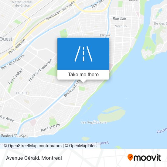 Avenue Gérald map