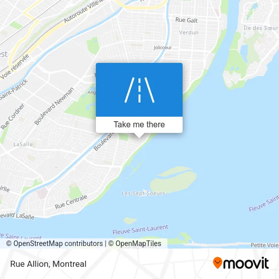 Rue Allion map