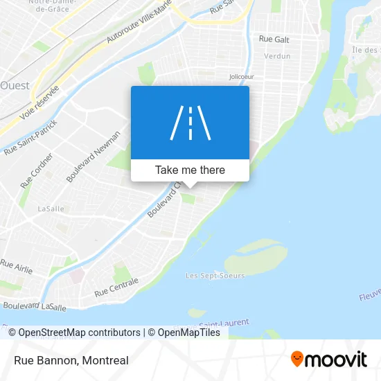 Rue Bannon map