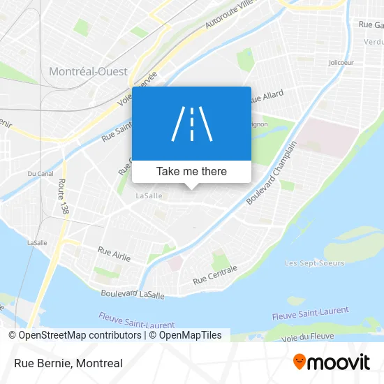 Rue Bernie map