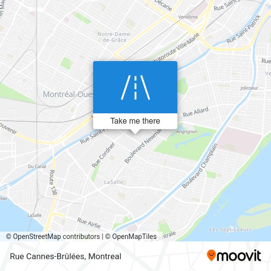 Rue Cannes-Brûlées map