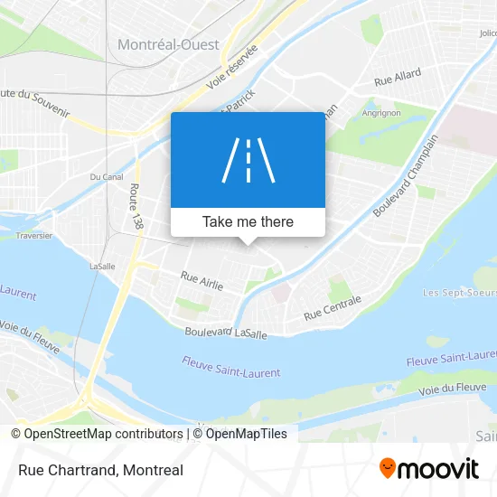 Rue Chartrand map