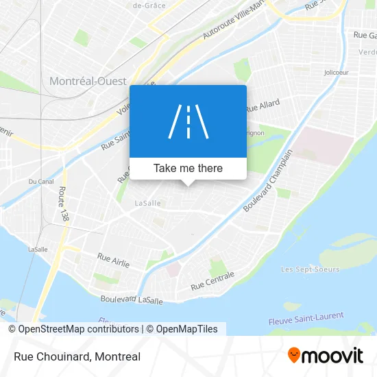 Rue Chouinard map