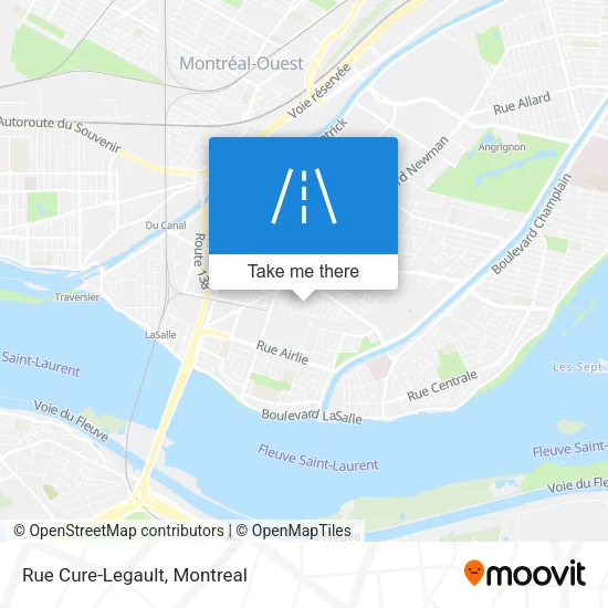 Rue Cure-Legault map