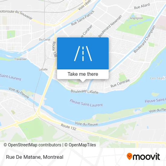 Rue De Matane map