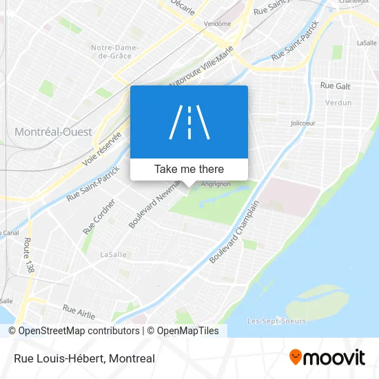 Rue Louis-Hébert map