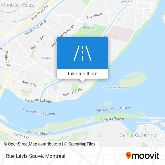 Rue Lévis-Sauvé map