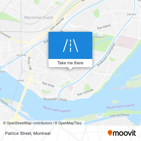 Rue Patrice map