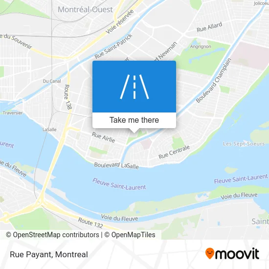 Rue Payant map
