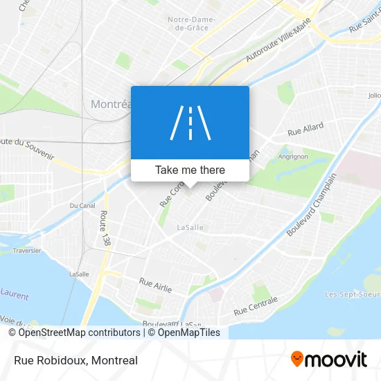 Rue Robidoux map