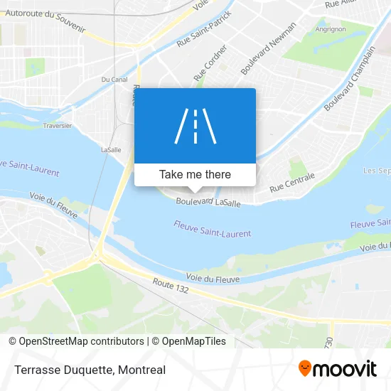 Terrasse Duquette map